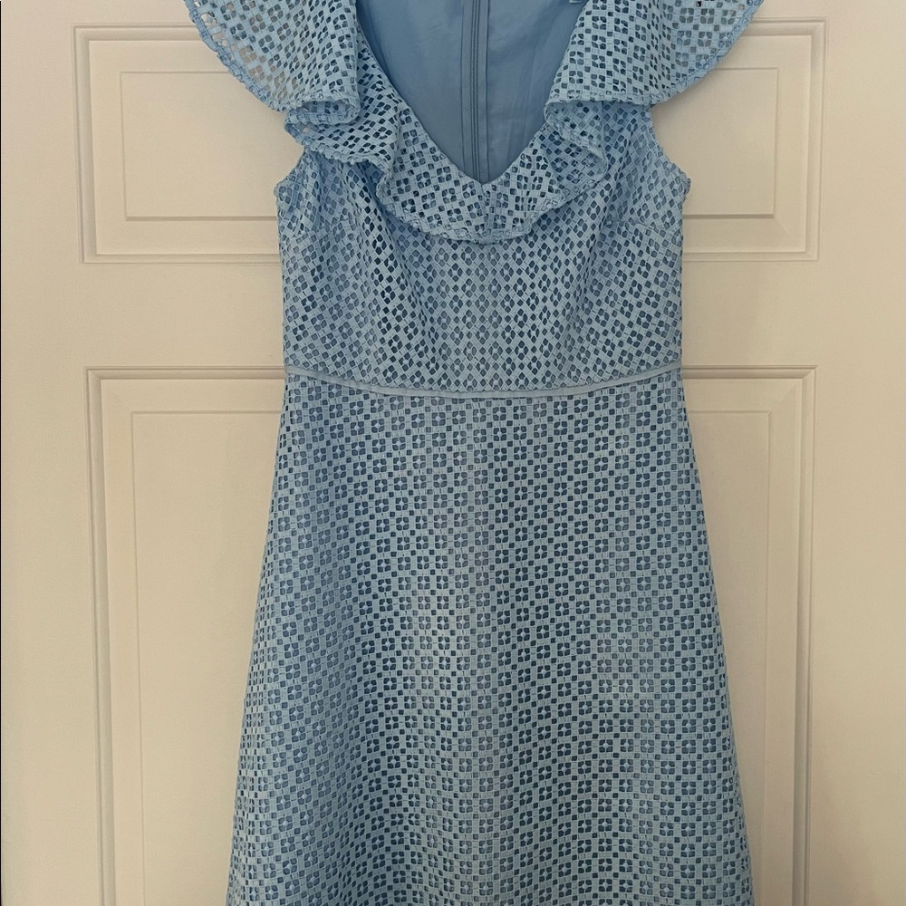 Draper James Blue Eyelet dress